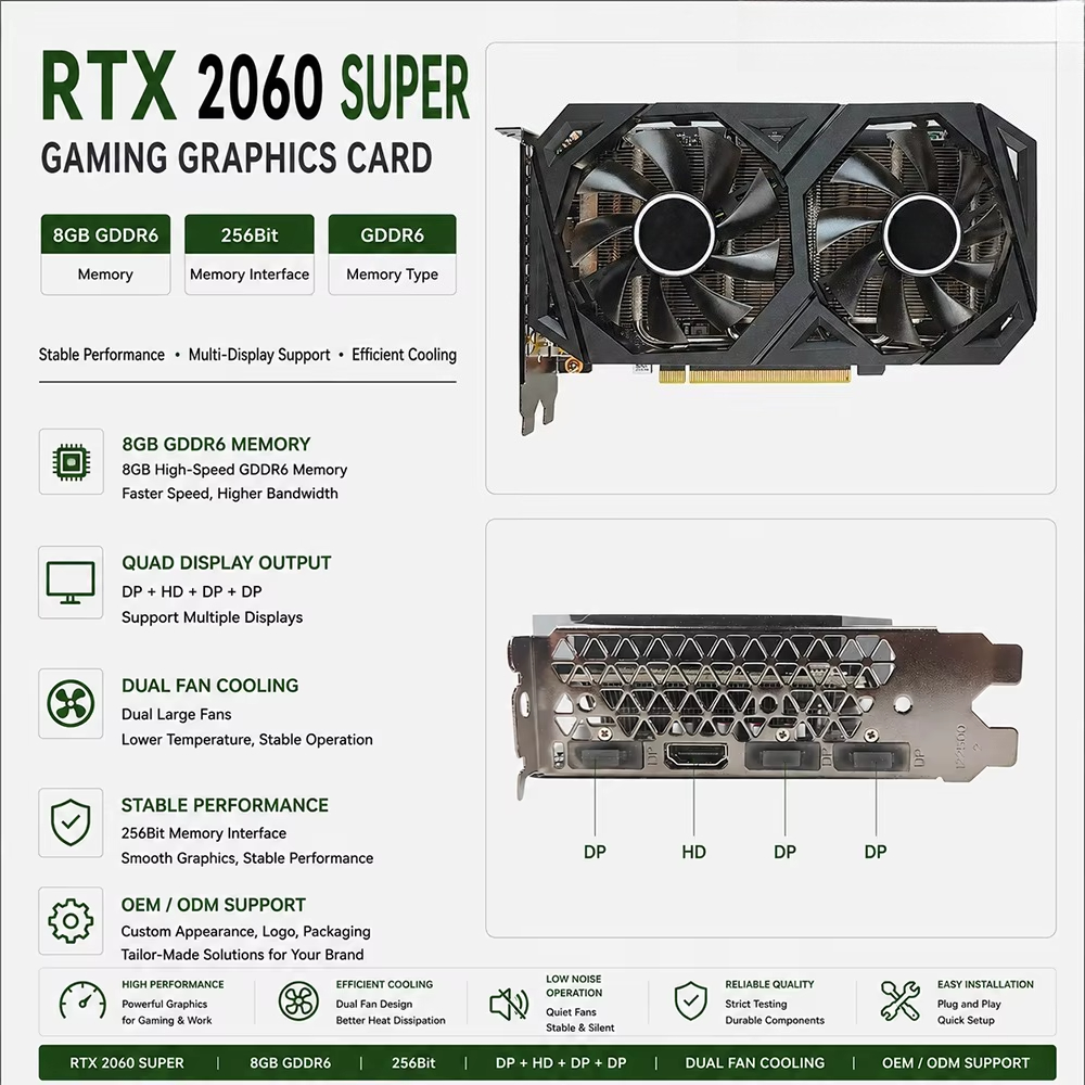 Pc Gaming Cost - Graphics Card RTX 2060 Super 8GB
