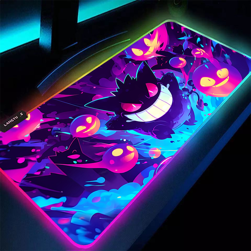 Pc Gaming On Tv - RGB Mouse Pad P-Pokemons Backlight Gaming