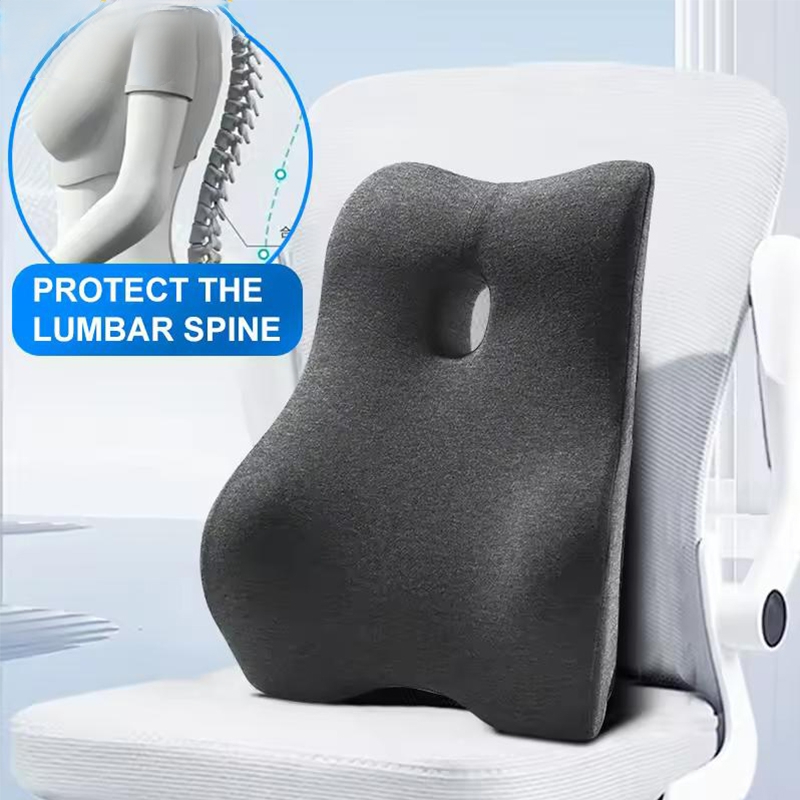 Gaming Chair Lumbar Pillow - Office Waist Pillow Ergonomic Lumbar Support