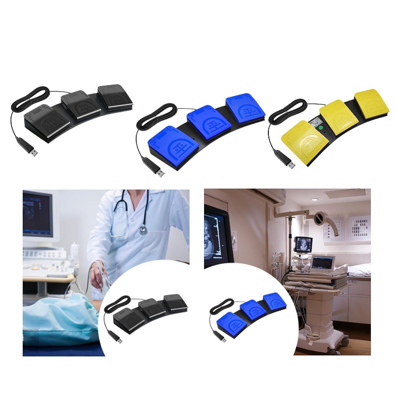 Usb Foot Pedal Gaming - Ergonomic Triple Pedal Footswitch for Enhanced