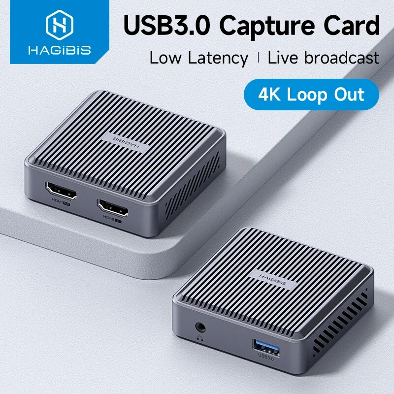 Pc Gaming Games - Hagibis 4K HDMI-Compatible Video Capture Card