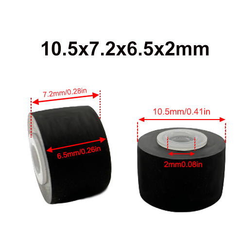 Stream Deck - 1pcs 10.5x7.2x6.5x2mm Rubber Pinch Roller Belt