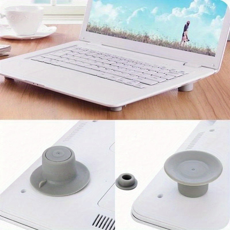 Laptop Cooling Pad - 4Pcs Portable Laptop Cooling Pad Non-Slip