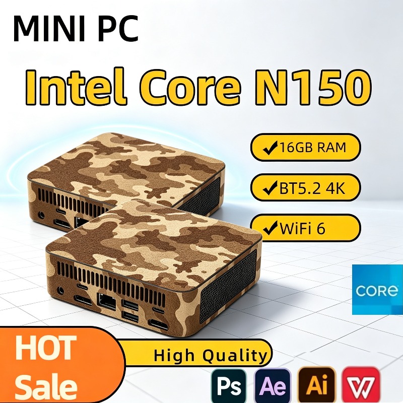 Pc Gaming Setup - Compact Mini Pc Intel N150 Mini