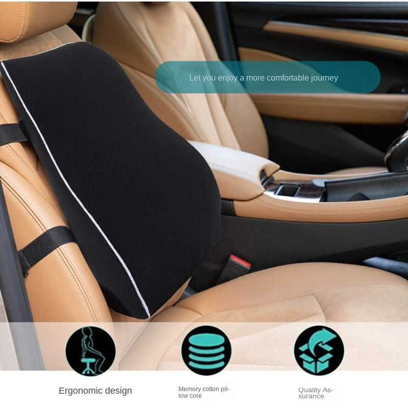 Gaming Chair Lumbar Pillow - Ergonomic Memory Foam Car Seat Cushion