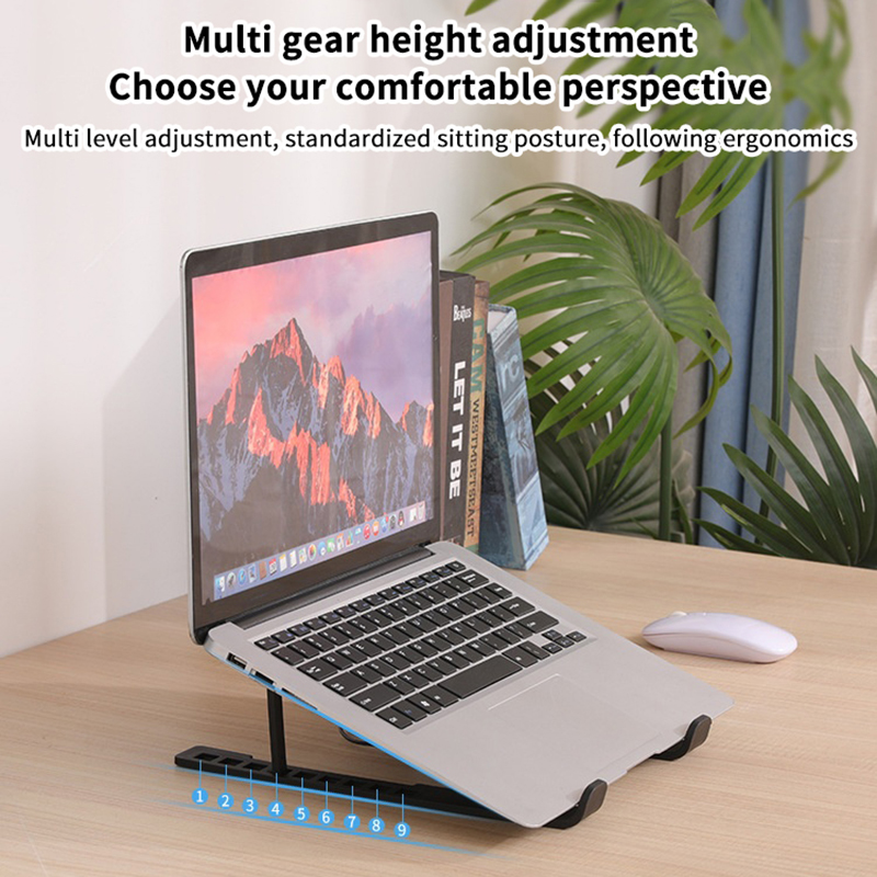 Laptop Cooling Pad - Portable Notebook Radiator Bracket Heighten Rack