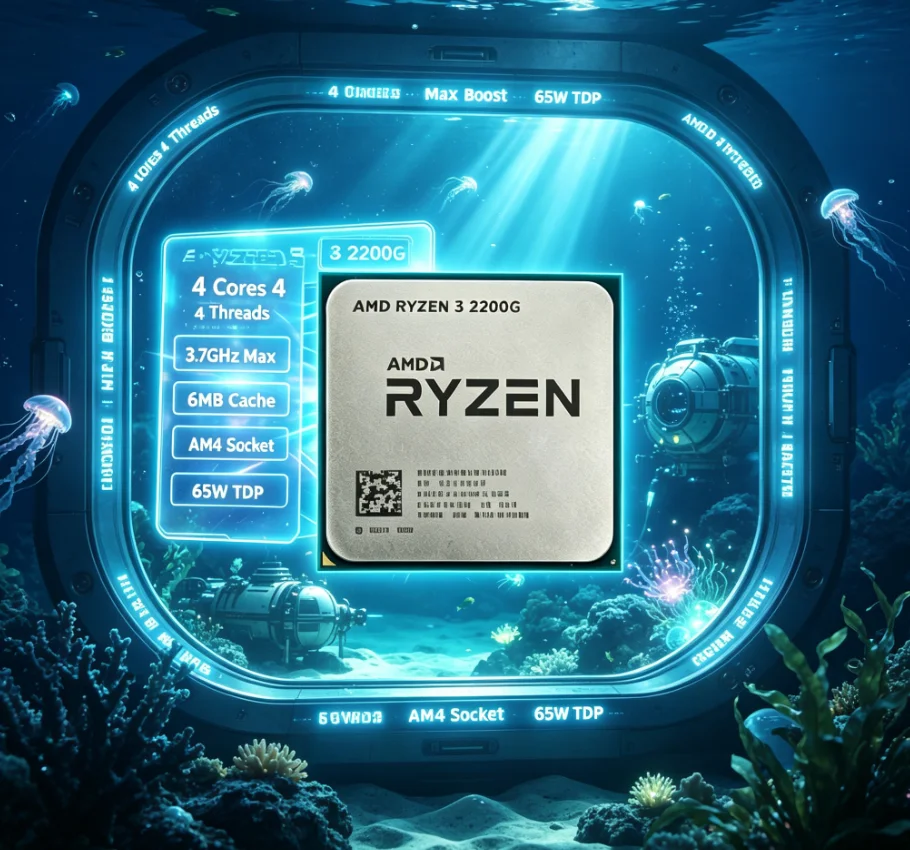 AMD Ryzen 3 2200G 14nm Manufac - Pc Gaming Cost review and price