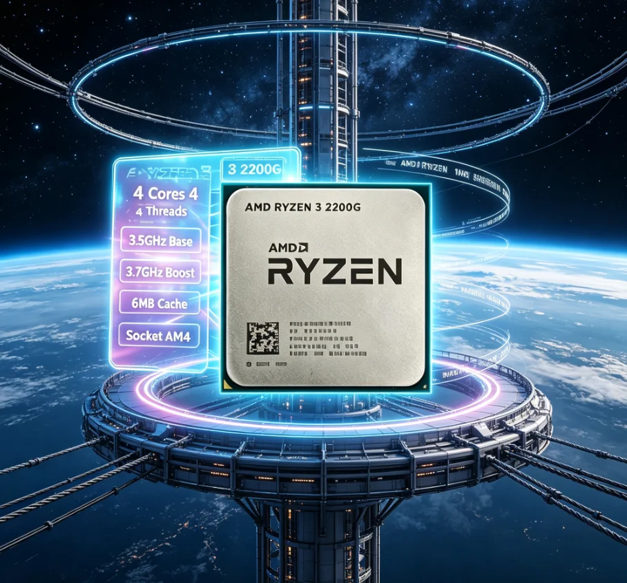 AMD Ryzen 3 2200G 14nm Manufac - Pc Gaming Cost review and price