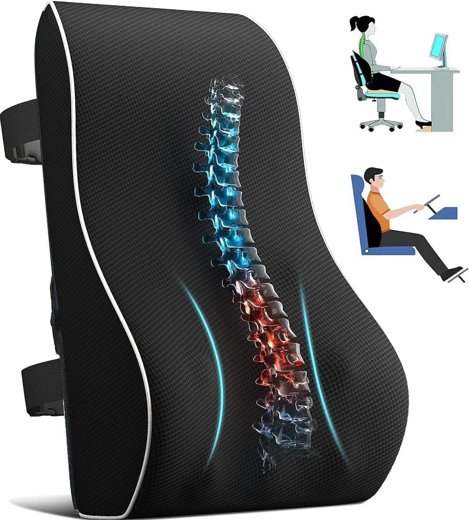 Lumbar Support Pillow Memory F - Gaming Chair Lumbar Pillow review and price