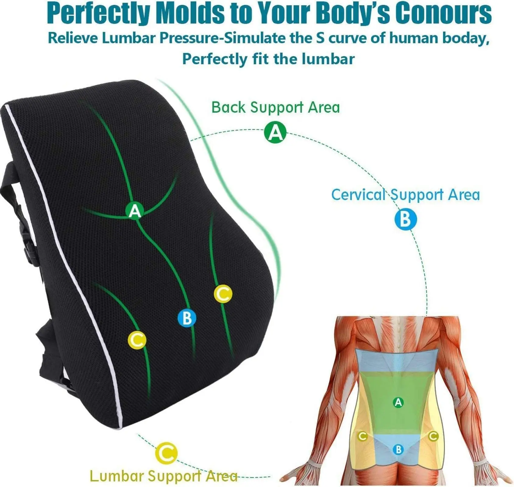 Lumbar Support Pillow Memory F - Gaming Chair Lumbar Pillow review and price