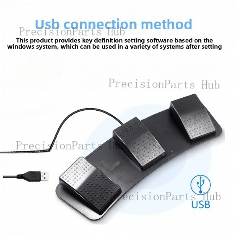 USB 3-Pedal Foot Switch Progra - Usb Foot Pedal Gaming review and price