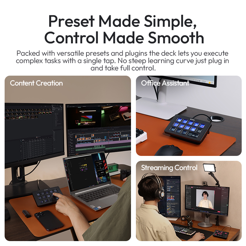 Ulanzi D200H Deck Dock AI-Powe - Stream Deck review and price