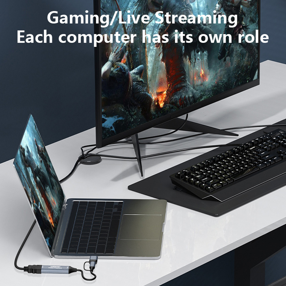 4K 2 in 1 USB 2.0 Video Captur - Pc Gaming Games review and price