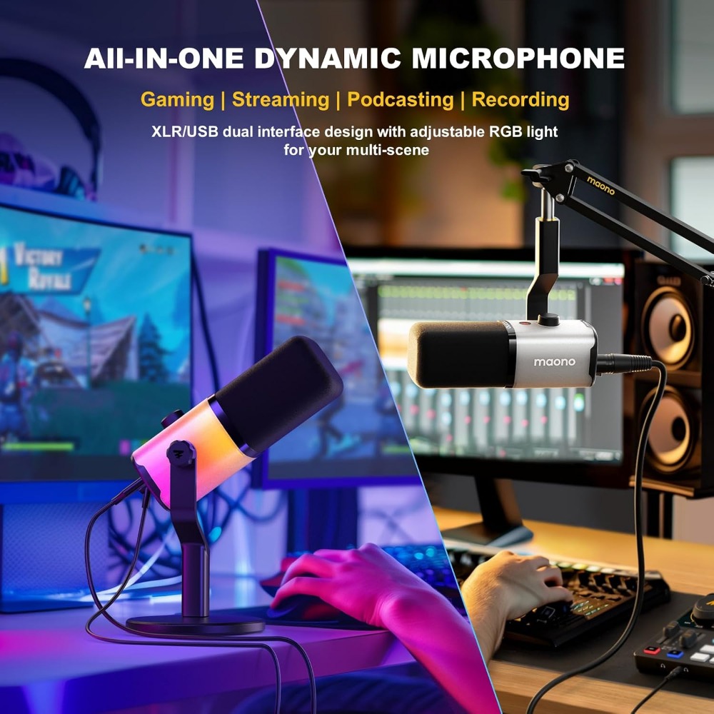 USB/XLR Podcasting Microphone  - Pc Gaming Usa review and price