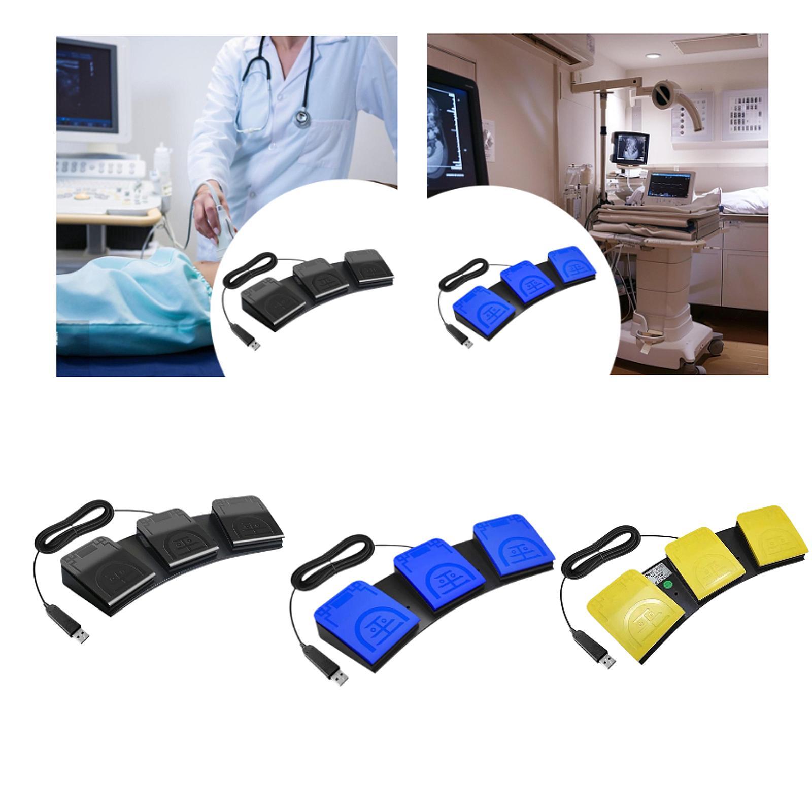 Ergonomic Triple Pedal Footswi - Usb Foot Pedal Gaming review and price