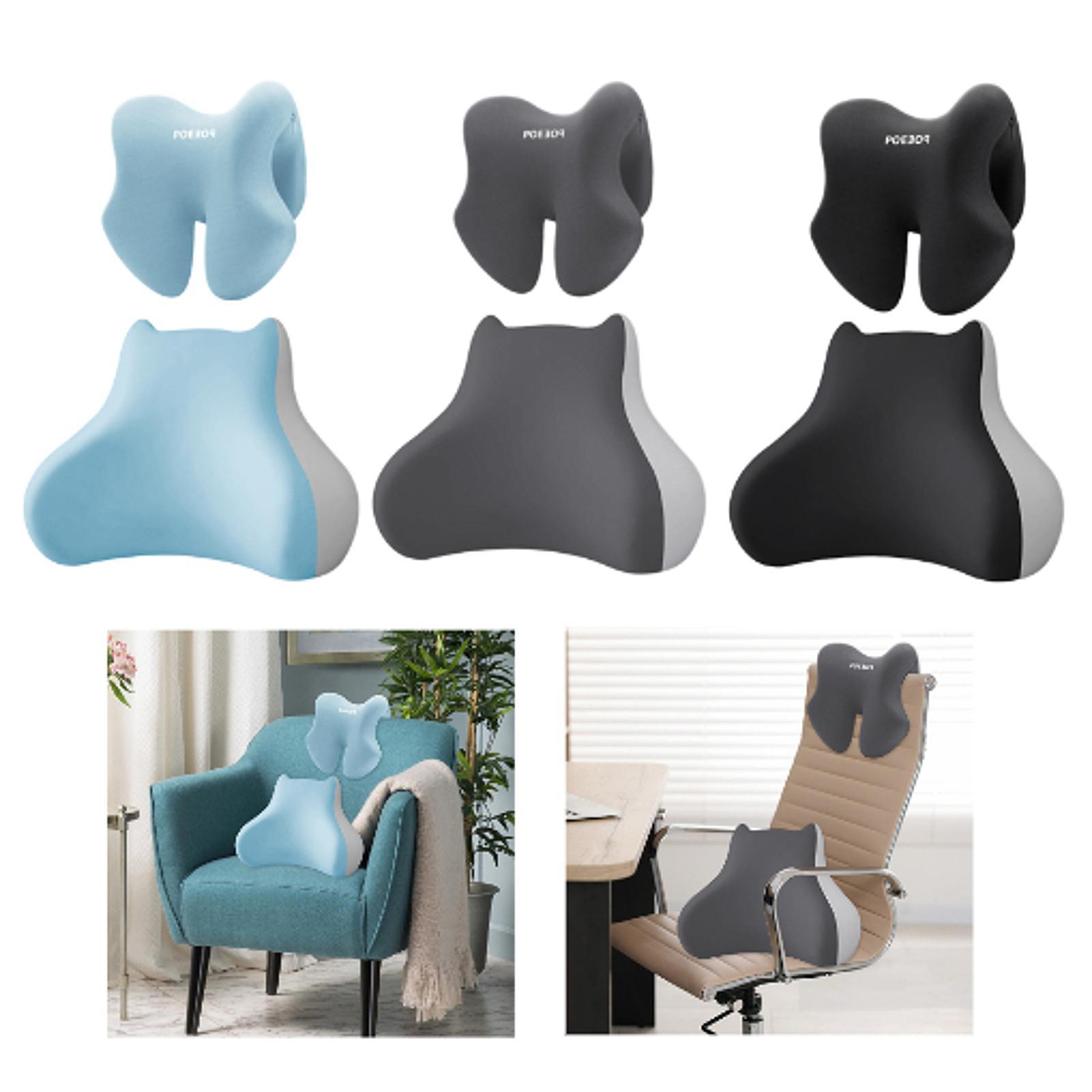2Pcs Lumbar Support Pillow wit - Gaming Chair Lumbar Pillow review and price