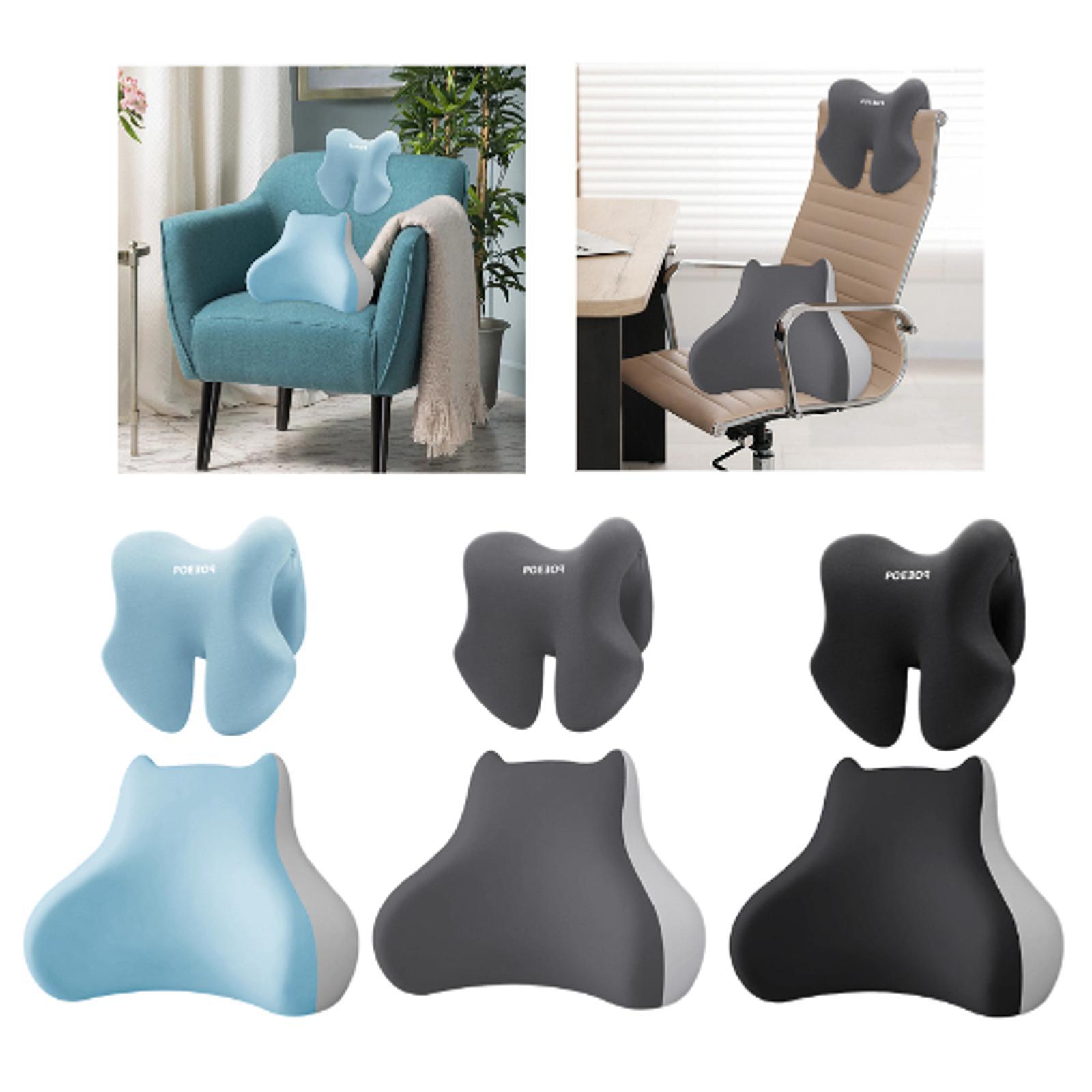 2Pcs Lumbar Support Pillow wit - Gaming Chair Lumbar Pillow review and price