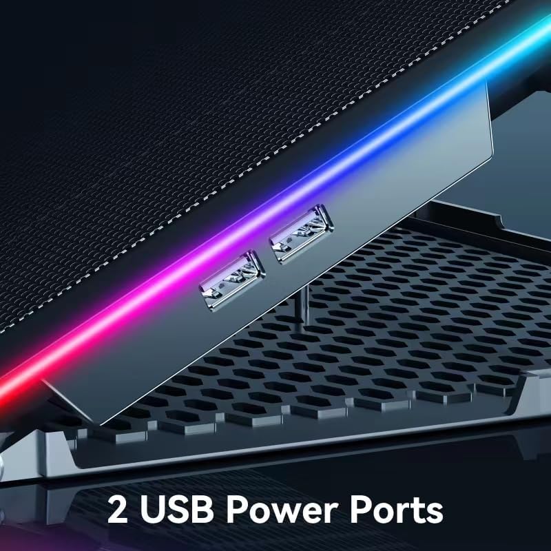 RGB Laptop Cooling Pad Gaming  - Laptop Cooling Pad review and price