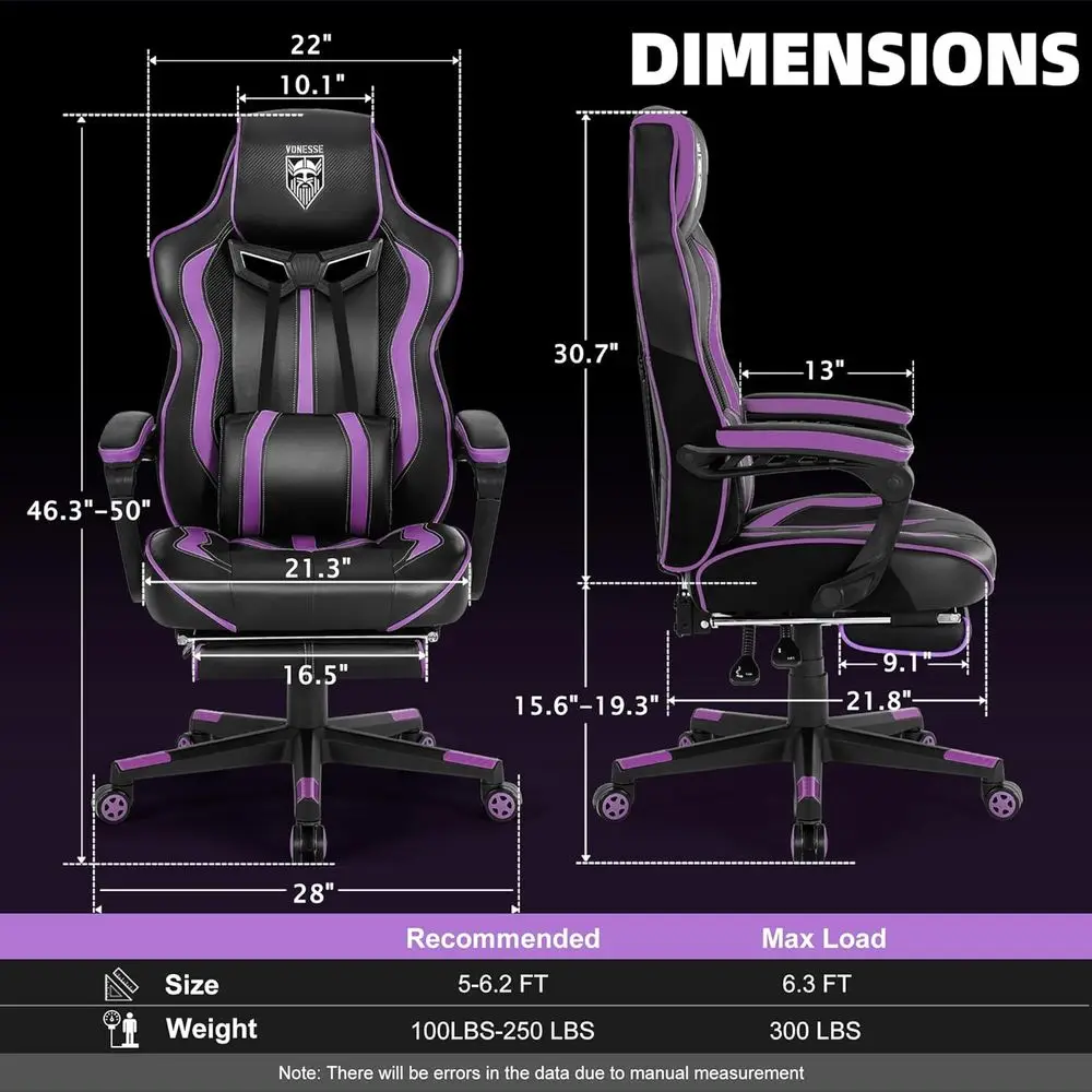 Ergonomic Reclining Gaming Cha - Pc Gaming Usa review and price