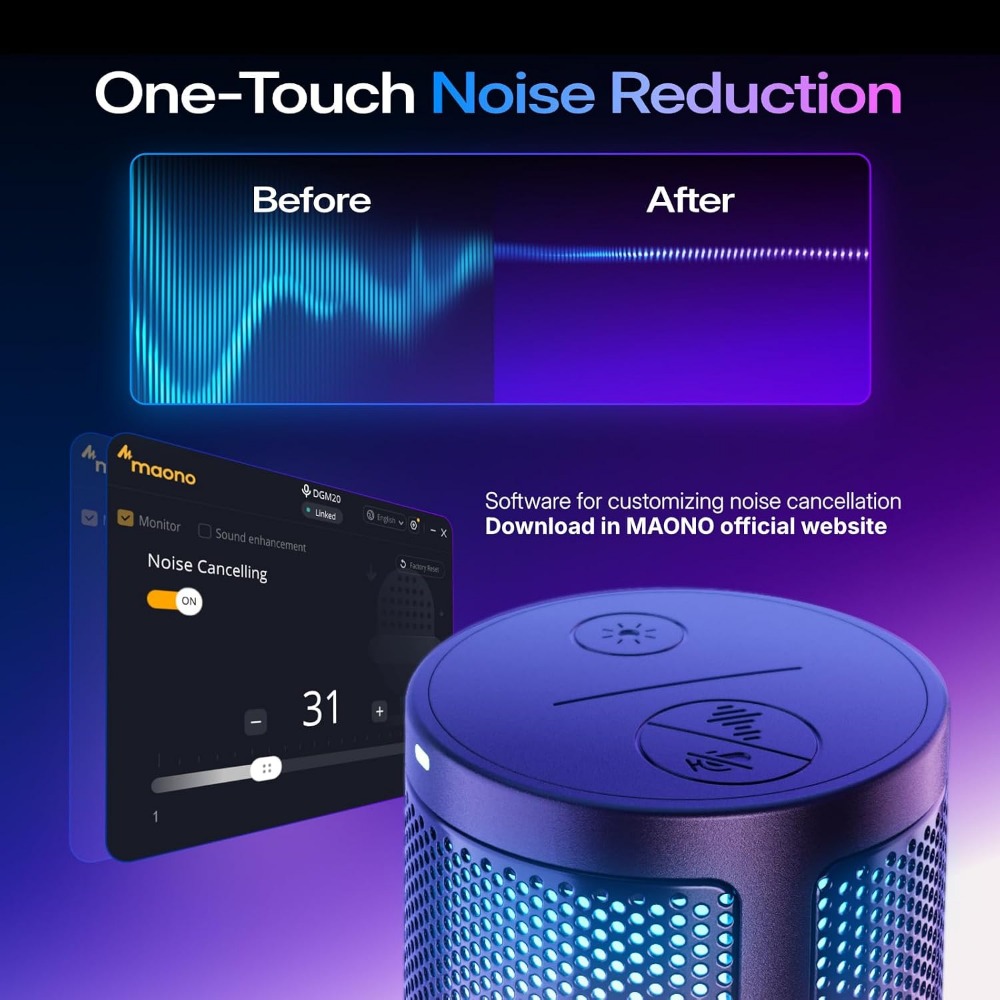 USB Gaming Microphone with Noi - Pc Gaming Usa review and price