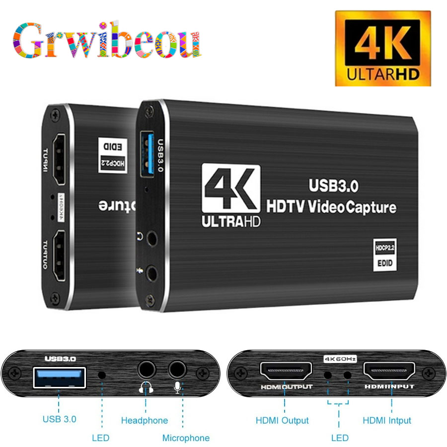 4K USB 3.0 Video Capture Card  - Pc Gaming Games review and price
