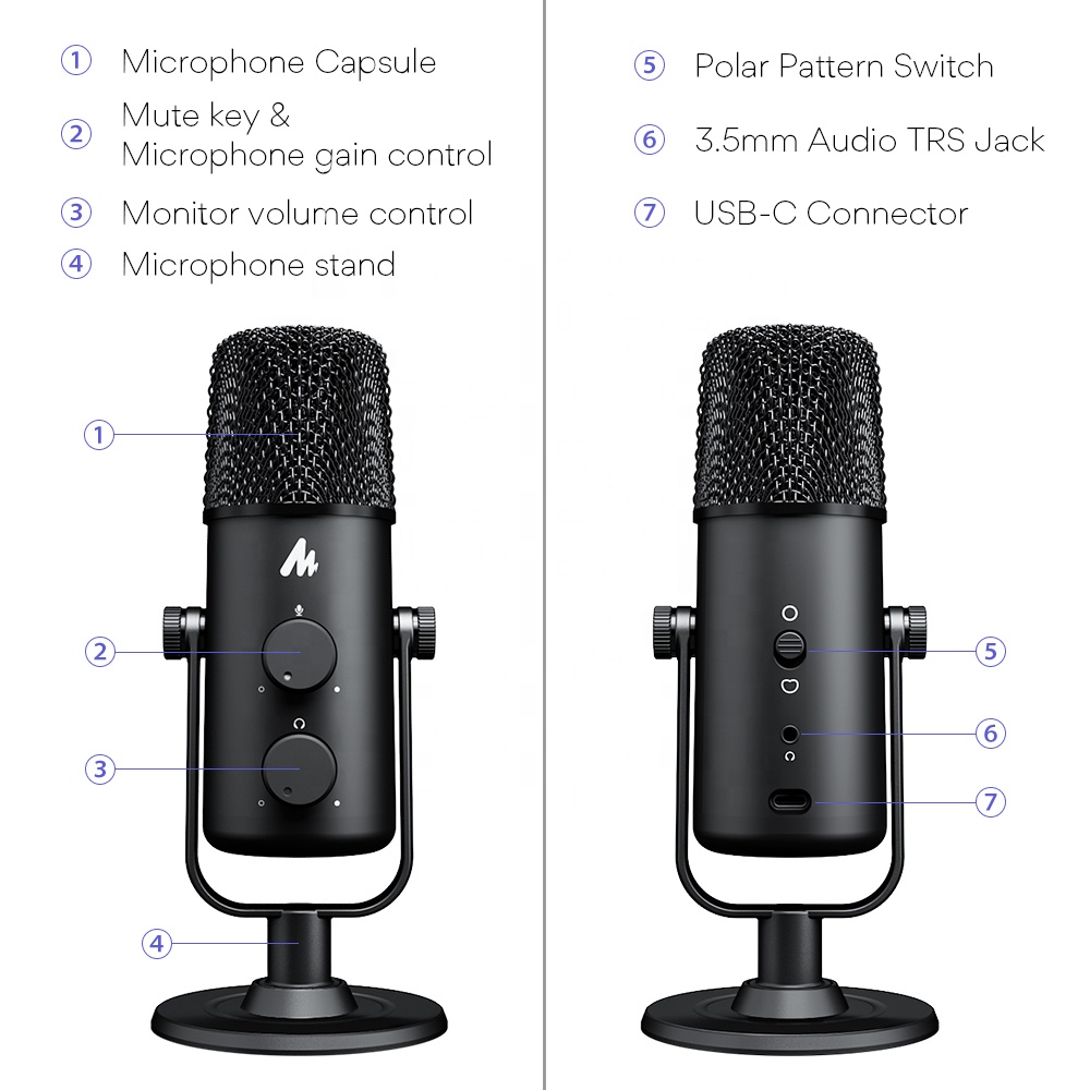 MAONO USB to Type C PC Studio  - Pc Gaming Games review and price