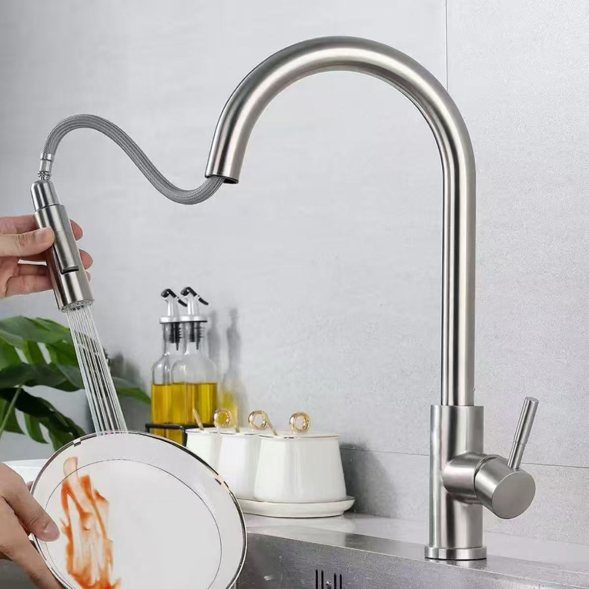 Kitchen Faucet Flexible Pull O - Stream Deck review and price