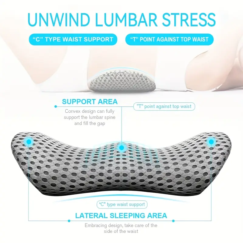 Ergonomic Memory Foam Lumbar P - Gaming Chair Lumbar Pillow review and price