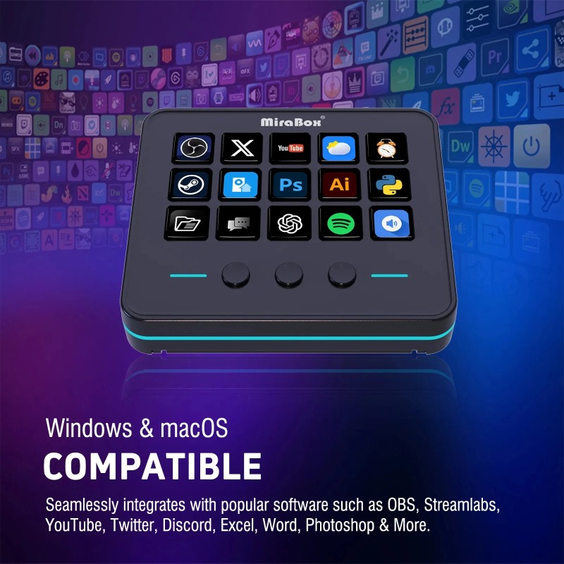 Mirabox M18 V3 Stream Deck Cre - Stream Deck review and price
