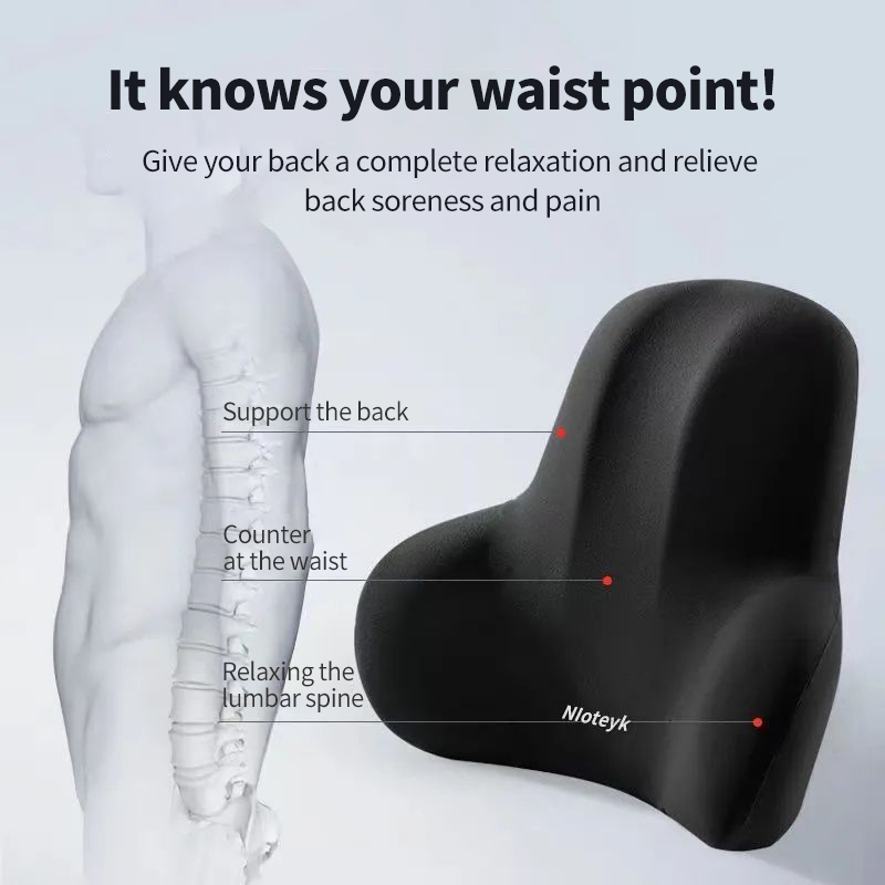 Memory Foam Lumbar Back Cushio - Gaming Chair Lumbar Pillow review and price