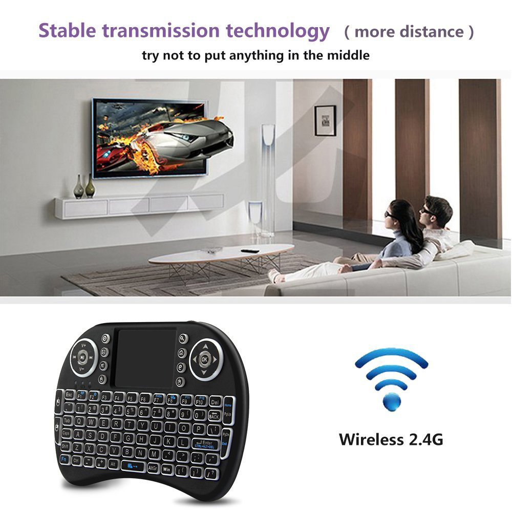 Backlit Mini Wireless Keyboard - Pc Gaming On Tv review and price