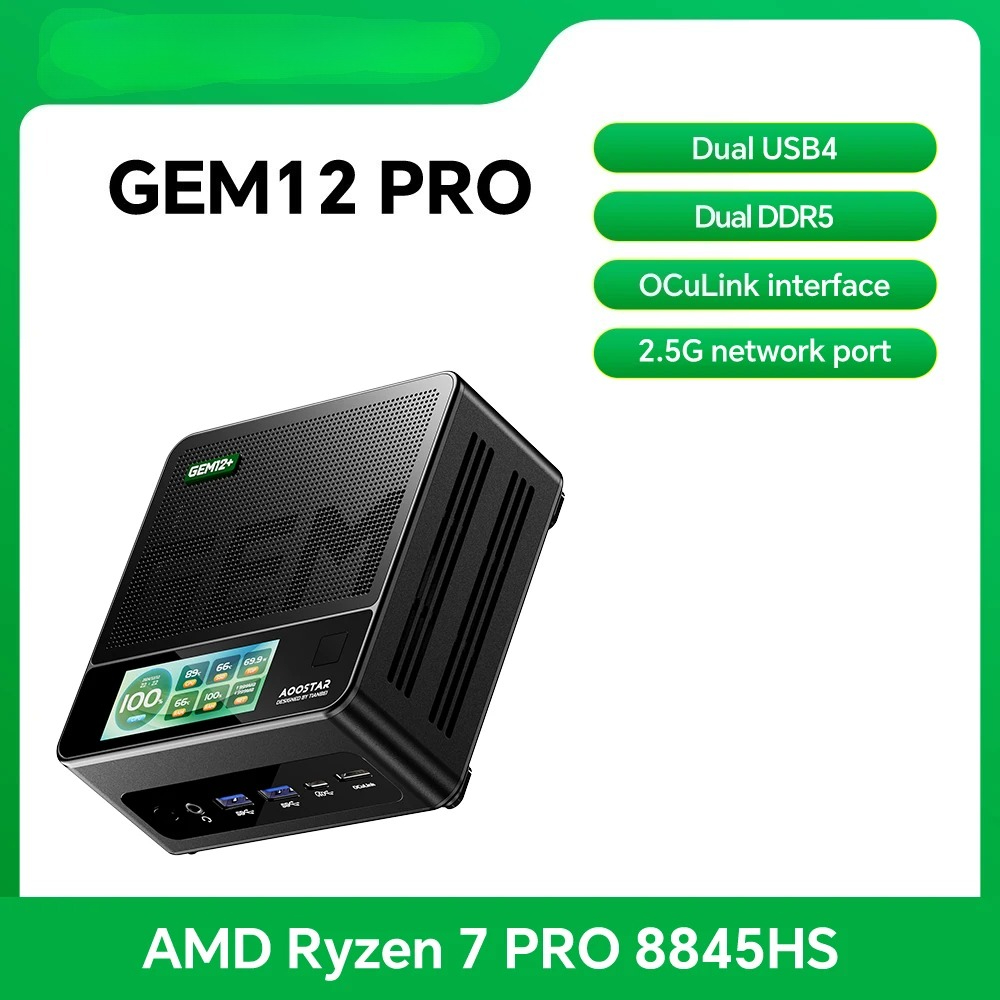 GEM12 Pro Mini PC Ryzen 7 PRO  - Pc Gaming Mini review and price