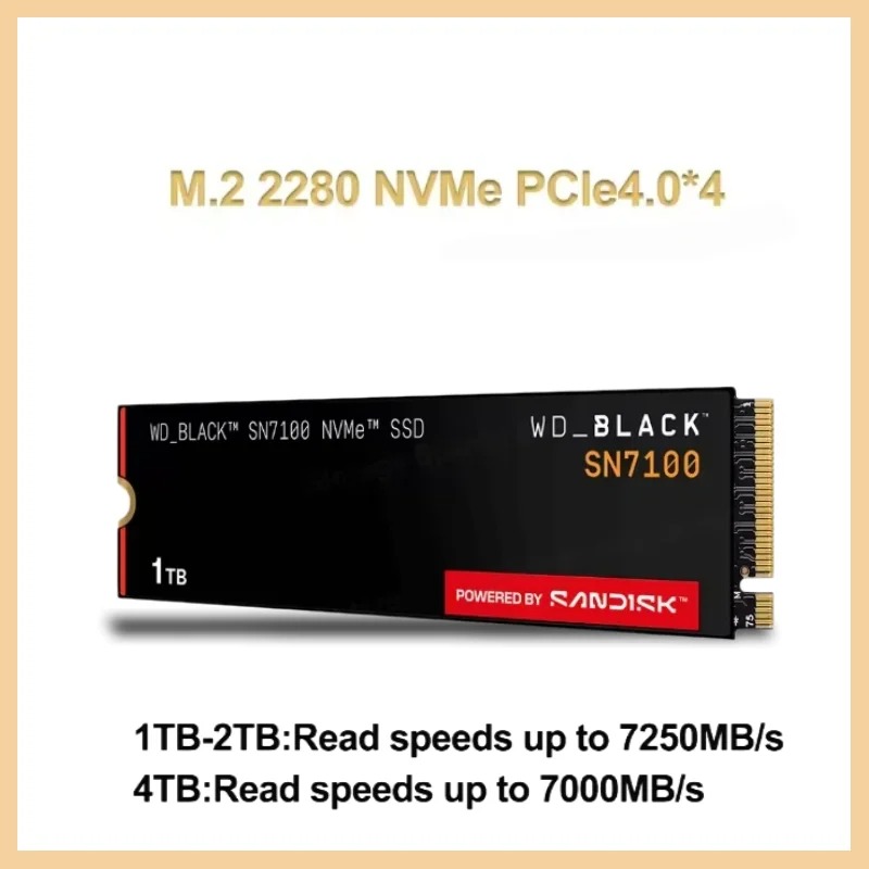 Power WD BLACK SN7100 NVMe SSD - Pc Gaming Ps5 review and price