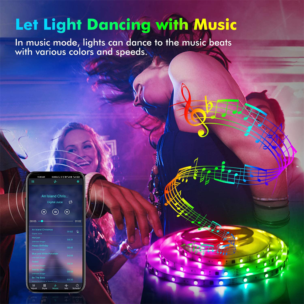 RGB 5050 LED Strip Lights App  - Pc Gaming On Tv review and price