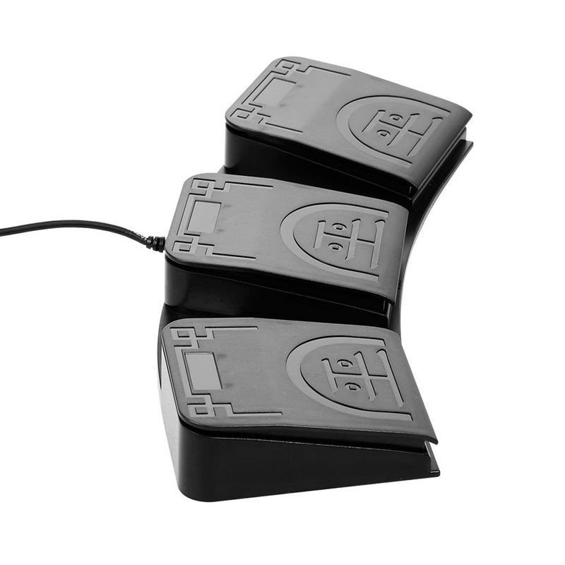 USB Triple Foot Pedal PC Game  - Usb Foot Pedal Gaming review and price