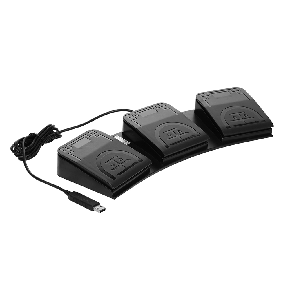 USB Triple Foot Pedal PC Game  - Usb Foot Pedal Gaming review and price